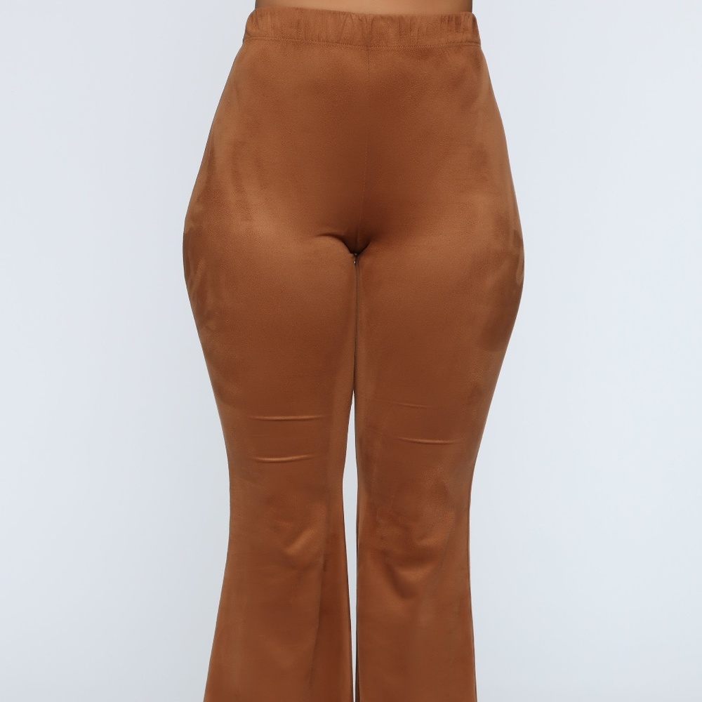 Sabrina Suede Pants - Brown NWT FASHION NOVA